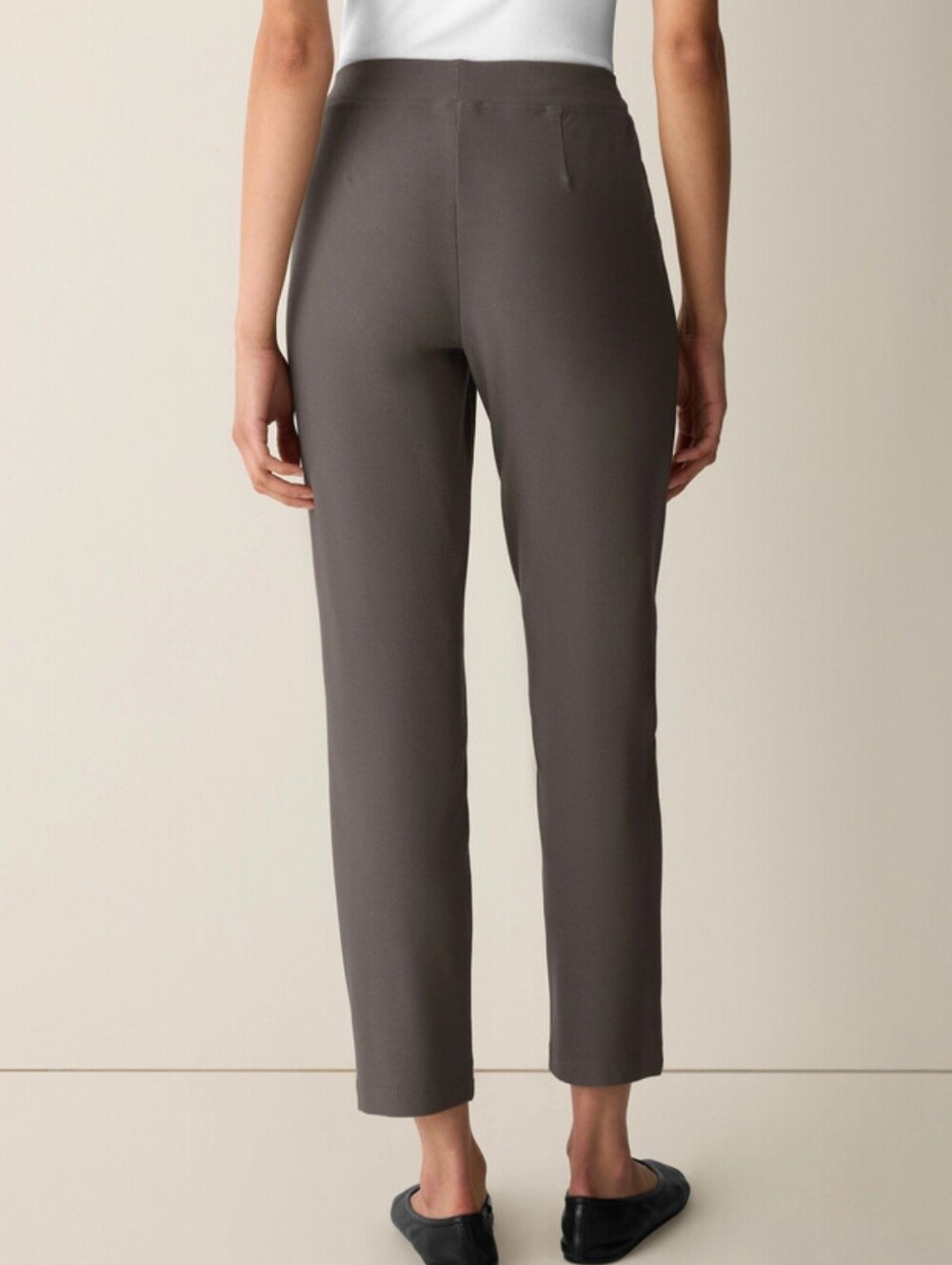 Eileen Fisher Slim Ankle Pants Washable Crepe NWT - Picture 9 of 12